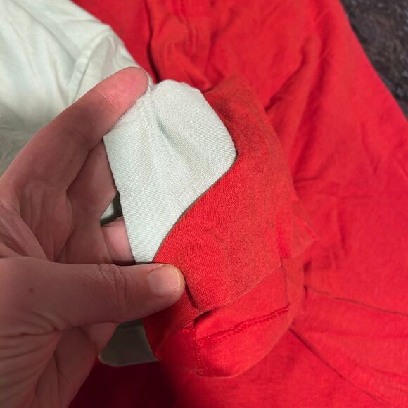 Vintage 1990 Lot of 2 Single Stitch Pig Graphic Sidetracks Tshirts Green Red XXL - Picture 7 of 12